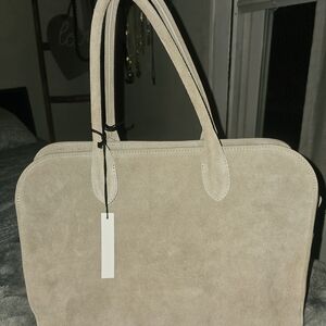 Claudua FIRENZE Elegant Grey Suede Women's Bag